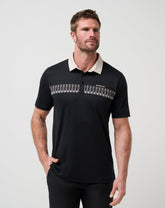 Black Travis Mathew Stick Side Polo