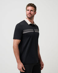 Black Travis Mathew Stick Side Polo