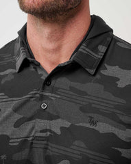 Black Travis Mathew Showdown Stealth Polo