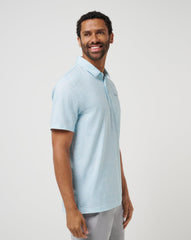 Cory Blue Travis Mathew Clean Ice Polo