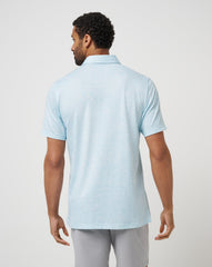Cory Blue Travis Mathew Clean Ice Polo