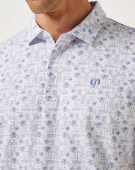 White Travis Mathew Crystal Sea Polo