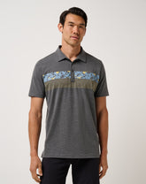 Heather Black Travis Mathew Midnight Train Polo