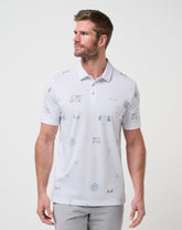 White Travis Mathew Snow Chance Polo