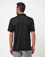 Black/Eggshell Travis Mathew Good Good Chest Stripe Polo