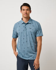 Captains Blue Travis Mathew Wake Chaser Polo