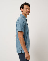 Captains Blue Travis Mathew Wake Chaser Polo