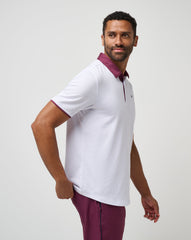 White Travis Mathew Home Game Polo