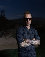 Grey/Black Travis Mathew Sound Check Polo