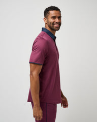 Mauve Wine Travis Mathew Home Game Polo