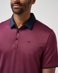 Mauve Wine Travis Mathew Home Game Polo