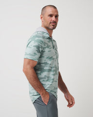 Gray Mist Travis Mathew Featherweight Stealth Polo
