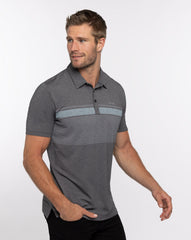 Heather Dark Grey Travis Mathew Endless Horizon Polo