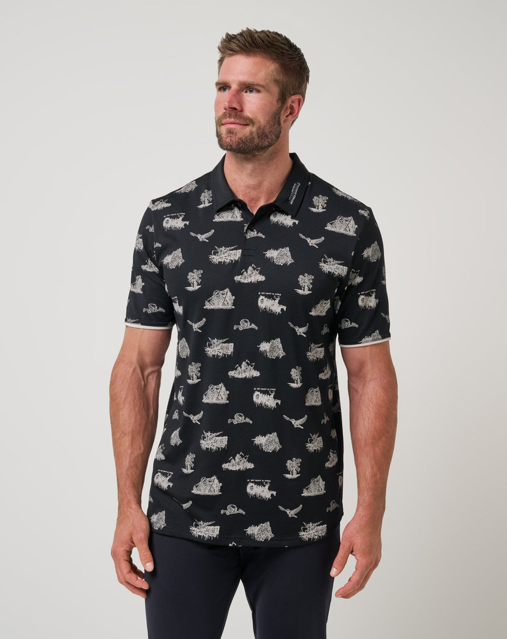 Black Travis Mathew City Of Evil Polo