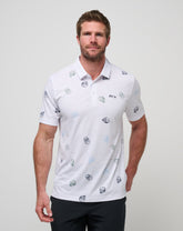 White Travis Mathew Mitts Off Polo
