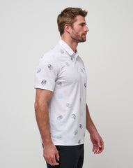 White Travis Mathew Mitts Off Polo