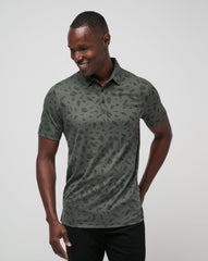 Dark Olive Travis Mathew Magma Melt Polo