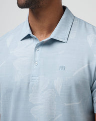 Heather Dusty Blue Travis Mathew Featherweight Mist Polo