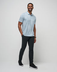 Heather Dusty Blue Travis Mathew Featherweight Mist Polo
