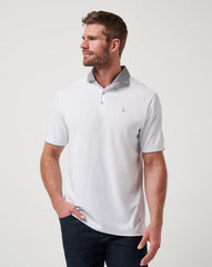 White Travis Mathew Reservation Number Polo