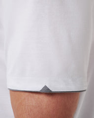 White Travis Mathew Reservation Number Polo