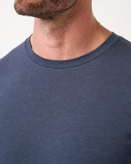 Blue Nights Travis Mathew Cloud Crew Long Sleeve Tee