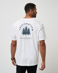 White Travis Mathew Adventure Season Tee