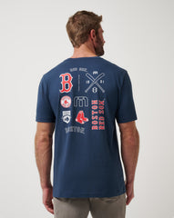 Navy Travis Mathew Boston Red Sox Friendly Rivalry Tee