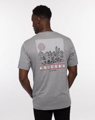 Heather Grey Travis Mathew Bell Rock Tee