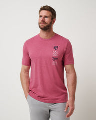 Heather Red Travis Mathew Minnesota Twins Sunset Slam 2.0 Tee