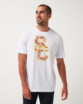 White Travis Mathew USC War Paint Tee