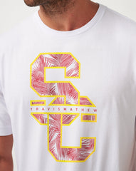White Travis Mathew USC War Paint Tee