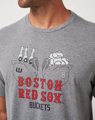 Heather Grey Travis Mathew Boston Red Sox Strike One Tee