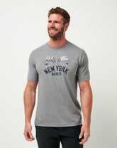 Heather Grey Travis Mathew New York Yankees Strike One Tee