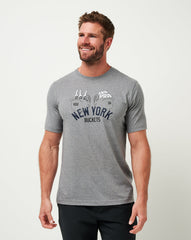 Heather Grey Travis Mathew New York Yankees Strike One Tee