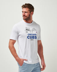 White Travis Mathew Chicago Cubs Strike One Tee