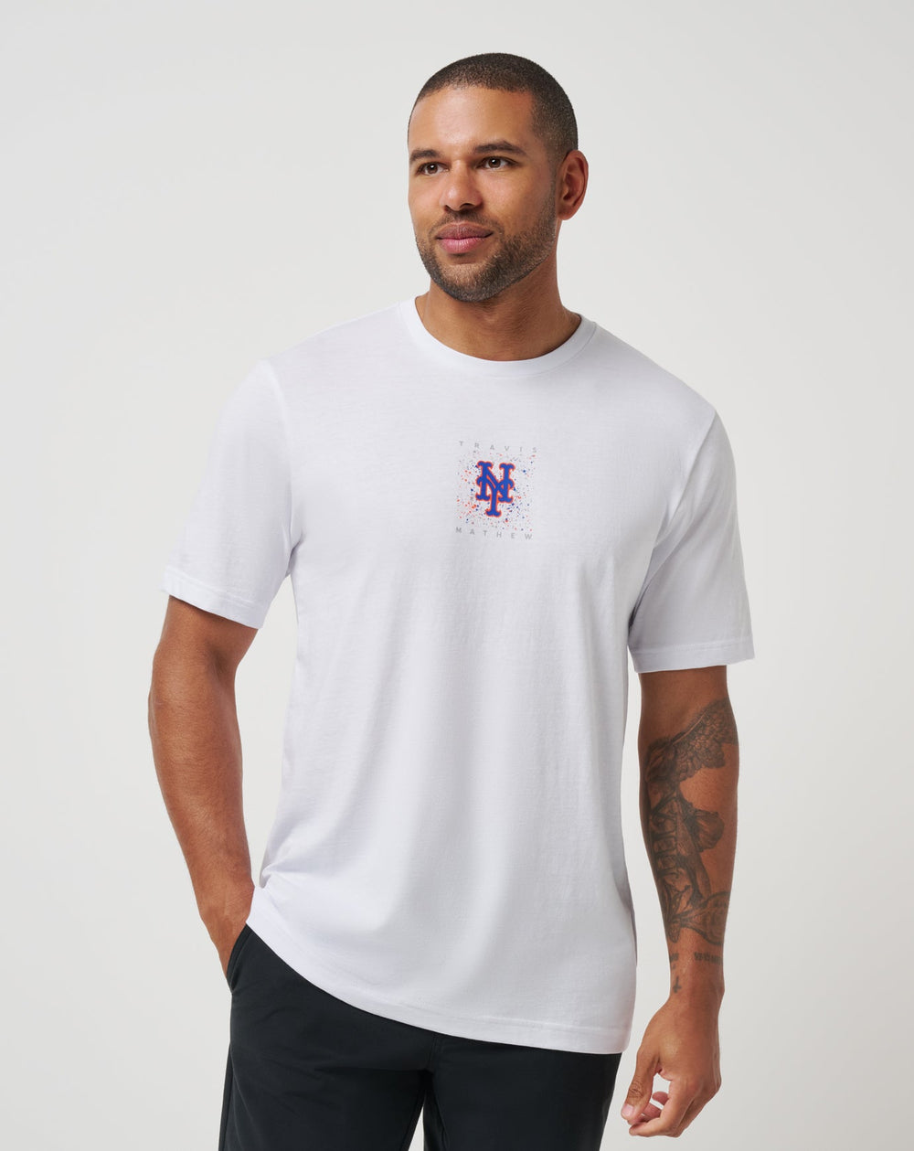 White Travis Mathew New York Mets In The Dugout 2.0 Tee