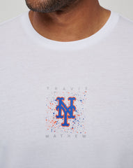White Travis Mathew New York Mets In The Dugout 2.0 Tee