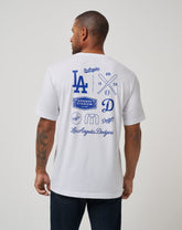 White Travis Mathew Los Angeles Dodgers Friendly Rivalry Tee