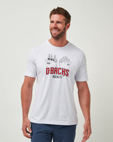 White Travis Mathew Arizona Diamondbacks Strike One Tee