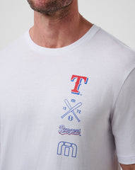 White Travis Mathew Texas Rangers Sunset Slam 2.0 Tee