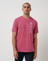Heather Red Travis Mathew Texas Rangers Sunset Slam 2.0 Tee