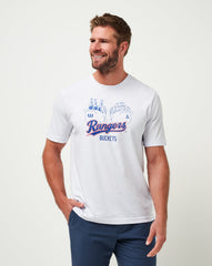 White Travis Mathew Texas Rangers Strike One Tee