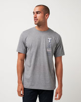 Heather Grey Travis Mathew Texas Rangers Sunset Slam Tee
