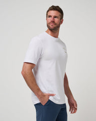 White Travis Mathew Drink Ticket Tee