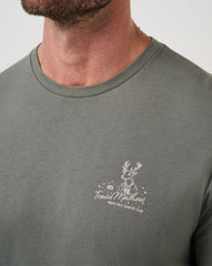 Dark Olive Travis Mathew Run Rudolph Tee
