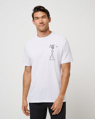 White Travis Mathew Golf Sucks Tee
