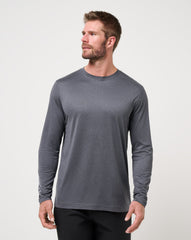 Heather Dark Grey Travis Mathew Court Control Tee