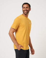 Spruce Yellow Travis Mathew Crosscheck Tee