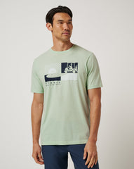Aqua Foam Travis Mathew Player Parking Tee